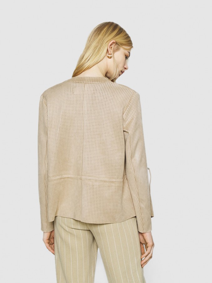 Chaqueta Mujer Beige Vero Moda