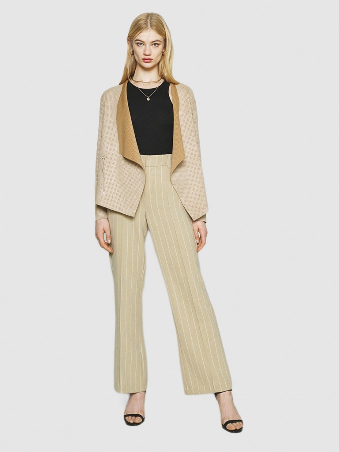 Chaqueta Mujer Beige Vero Moda