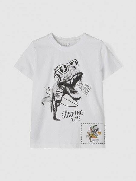T-Shirt Boy White Name It