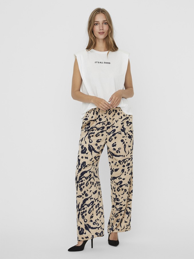 Camiseta Mujer Blanco Vero Moda