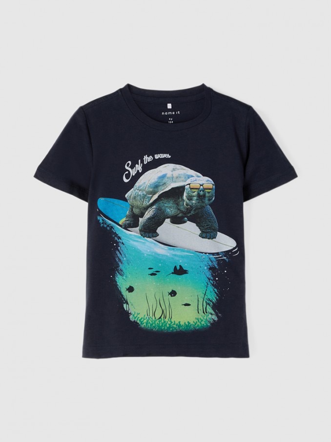T-Shirt Boy Navy Blue Name It
