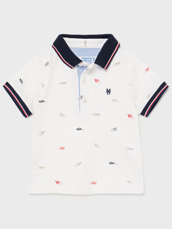 Polo Micro Estampado Bebé Menino Mayoral