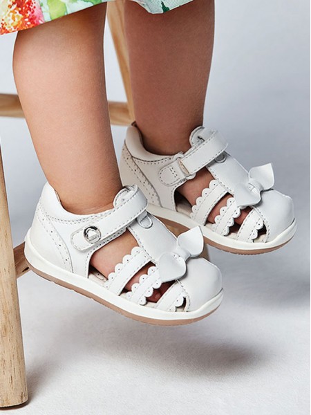 Sandals Baby Girl White Mayoral