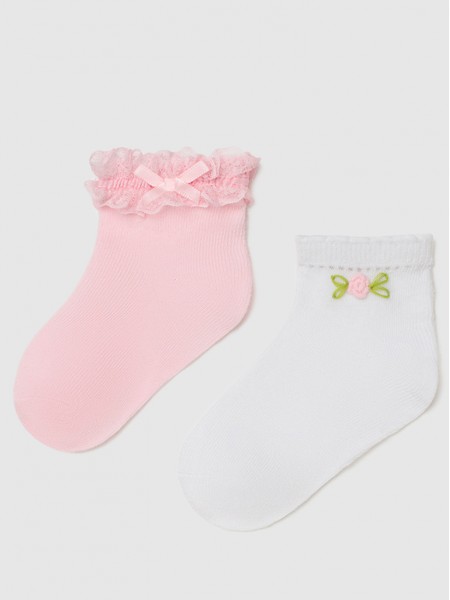 Socks Baby Girl Rose Mayoral