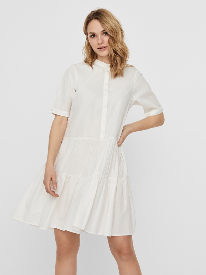 Vestido Mujer Blanco Vero Moda