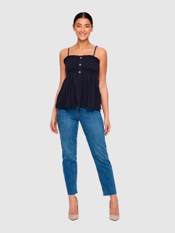 Blusa Mujer Azul Marino Vero Moda