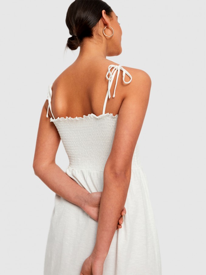 Dress Woman Cream Vero Moda