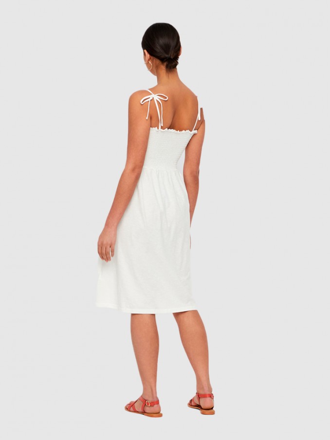 Dress Woman Cream Vero Moda