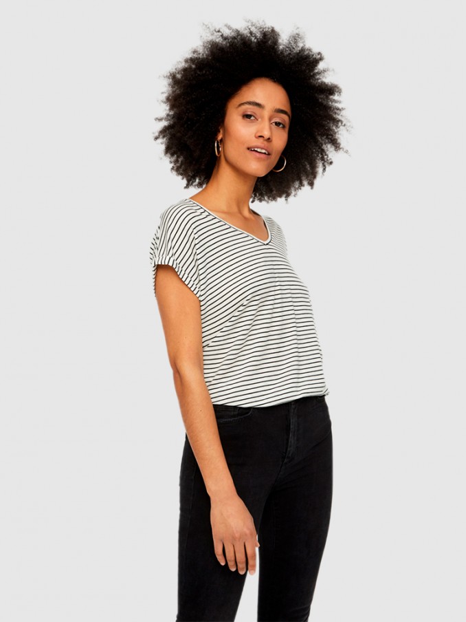 Camiseta Mujer Blanco Vero Moda