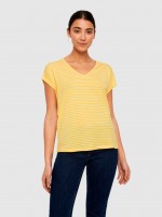 T-Shirt Woman Yellow Vero Moda T-Shirt Woman Yellow Vero Moda