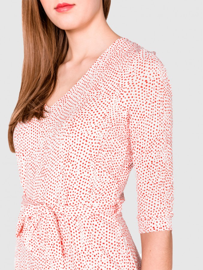 Vestido Mujer Rojo Vero Moda