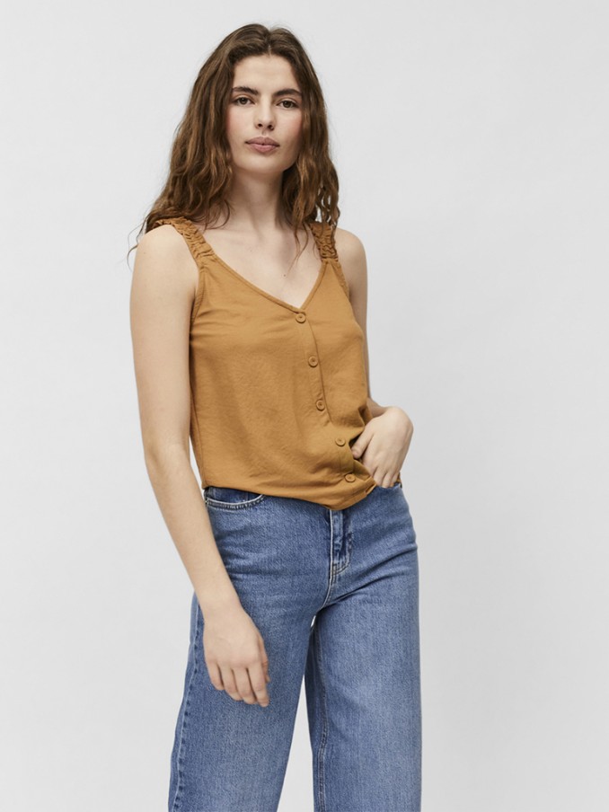 Blusa Mujer Marrón Vero Moda
