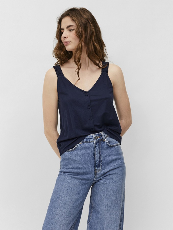 Shirt Woman Navy Blue Vero Moda