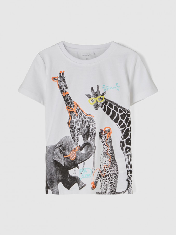 T-Shirt Boy White Name It