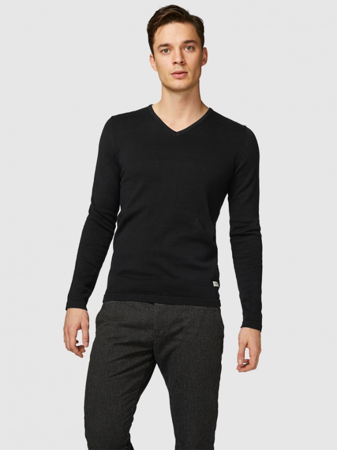 Prendas de Punto Hombre Negro Produkt
