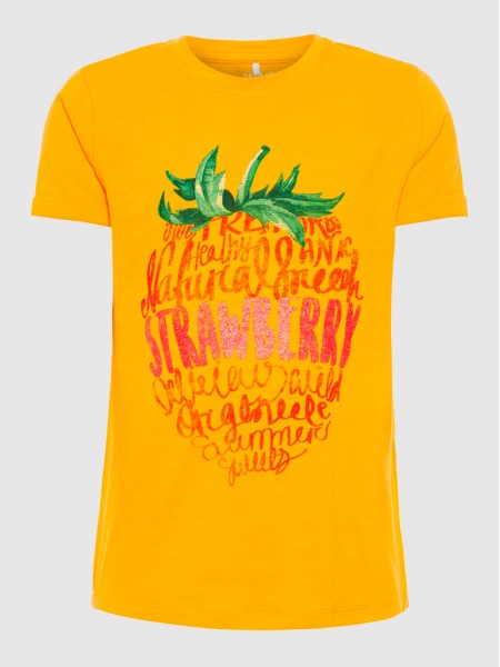 Camiseta Nia Naranja Name It