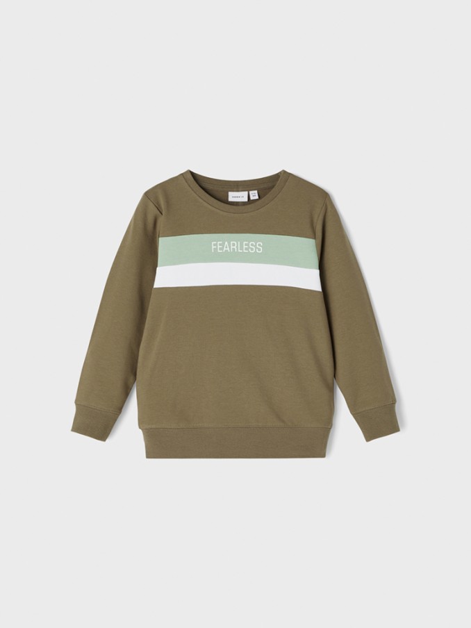 Sweatshirt Boy Green Name It