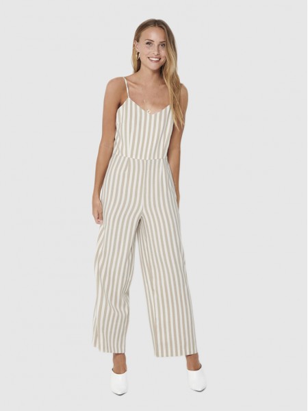 Overall Woman Beige Only