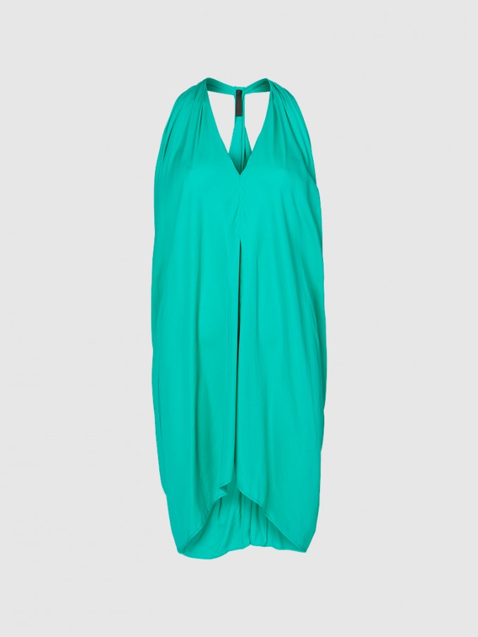 Vestido Mujer Verde Only
