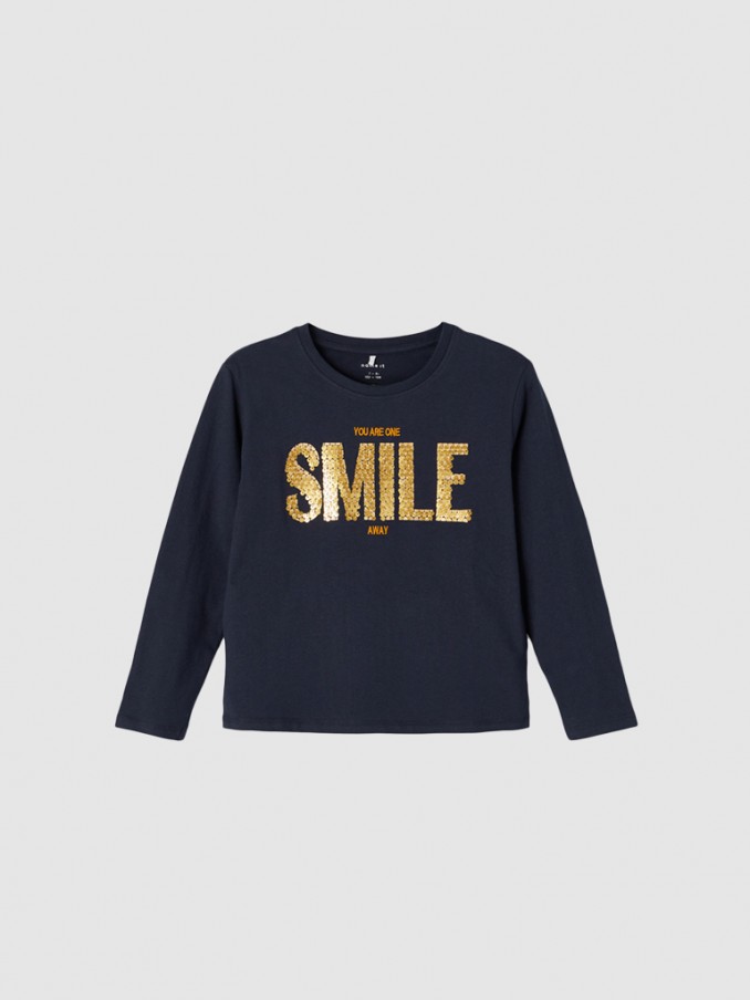 Sweatshirt Girl Navy Blue Name It