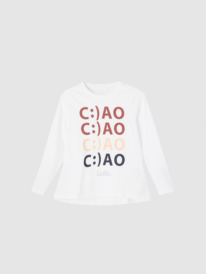 Sweatshirt Girl White Name It