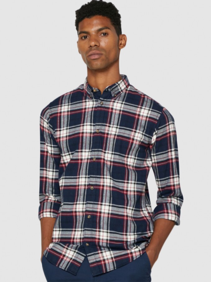 Shirt Man Bordeaux Jack & Jones