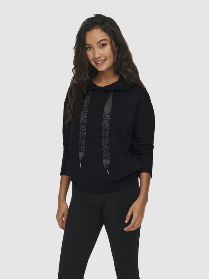 Sweatshirt Woman Black Only