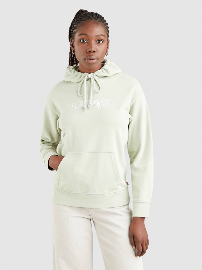 Sweatshirt Woman Green Levis - 184870071  | Mellmak