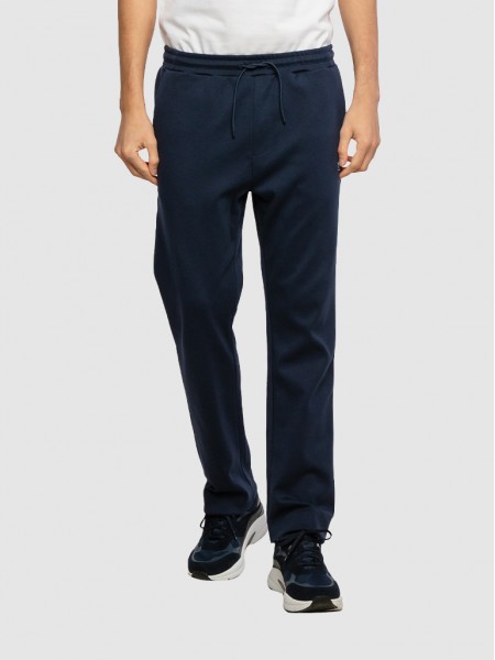 Pants Man Navy Blue Hugo Boss