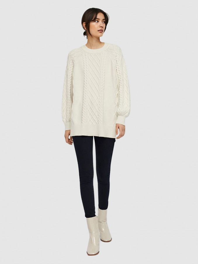 Prendas de Punto Mujer Crema Vero Moda