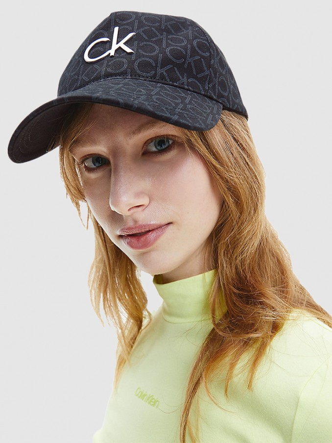 Hat Woman Black Calvin Klein - K60K608216 | Mellmak Hat Woman Black Calvin Klein - K60K608216 | Mellmak