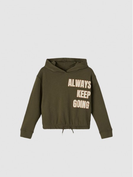 Sweatshirt Girl Troop Green Name It