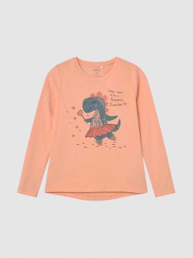 Sweatshirt Girl Salmon Name It