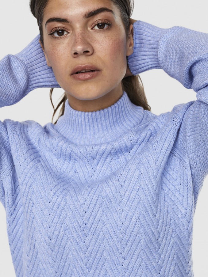 Prendas de Punto Mujer Azul Vero Moda