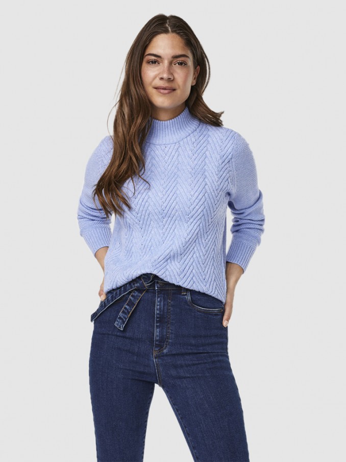 Prendas de Punto Mujer Azul Vero Moda
