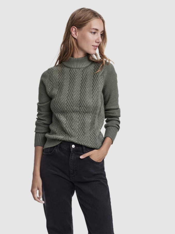 Knitwear Woman Green Vero Moda