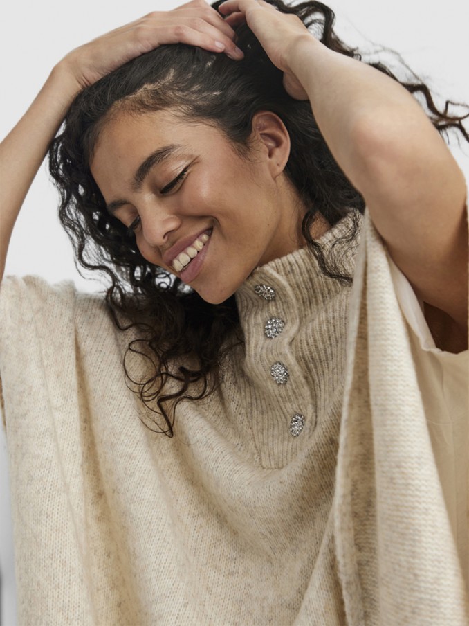 Prendas de Punto Mujer Crema Vero Moda