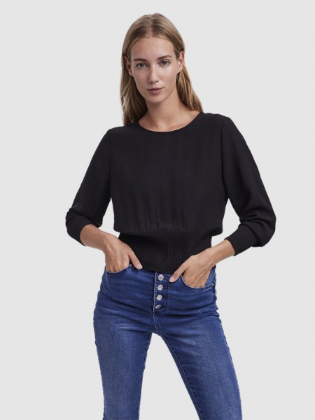 Shirt Woman Black Vero Moda