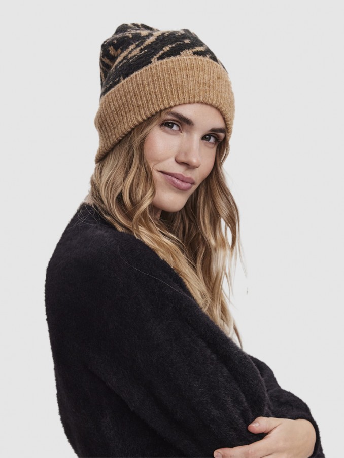 Beanie Woman Beige Vero Moda