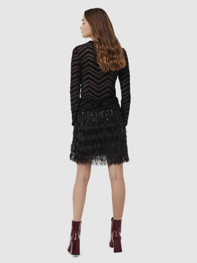Blusa Mujer Raya Negra Vero Moda