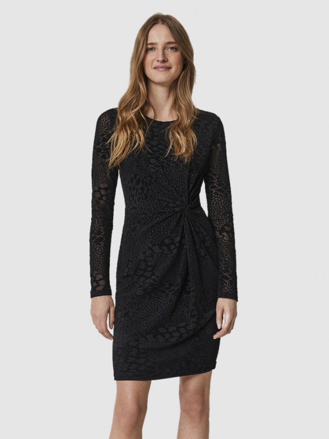 Dress Woman Animal Print Vero Moda