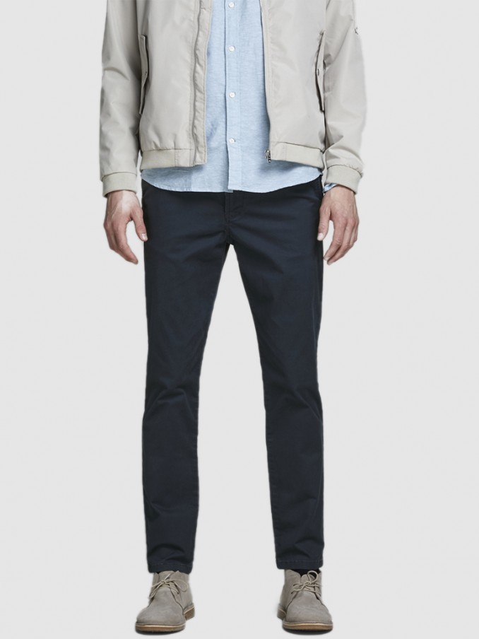 Pantalones Hombre Azul Marino Jack & Jones