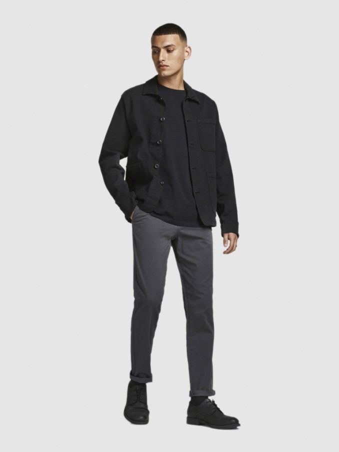 Pantalones Hombre Gris Jack & Jones