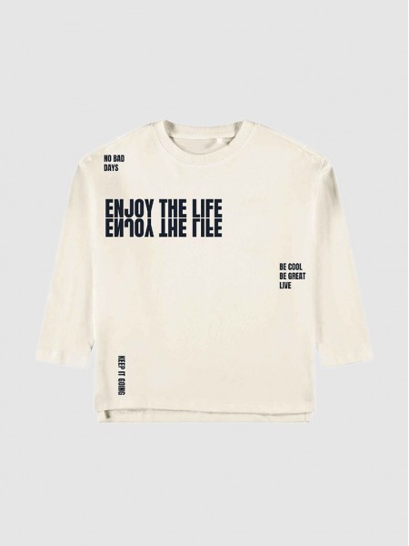 Sweatshirt Boy Cream Name It