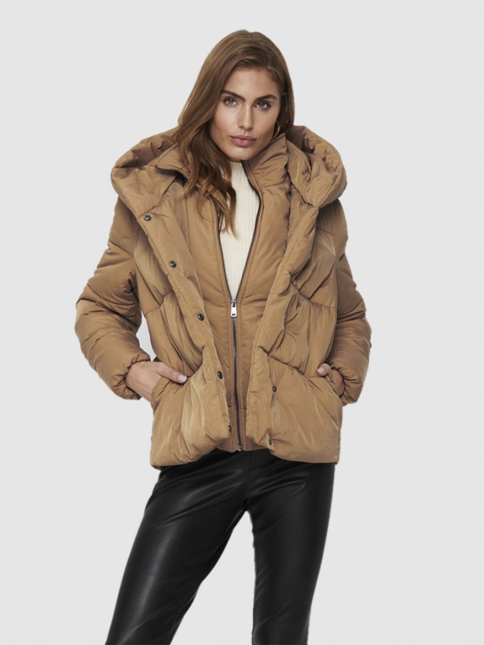 chaqueta mujer marrón