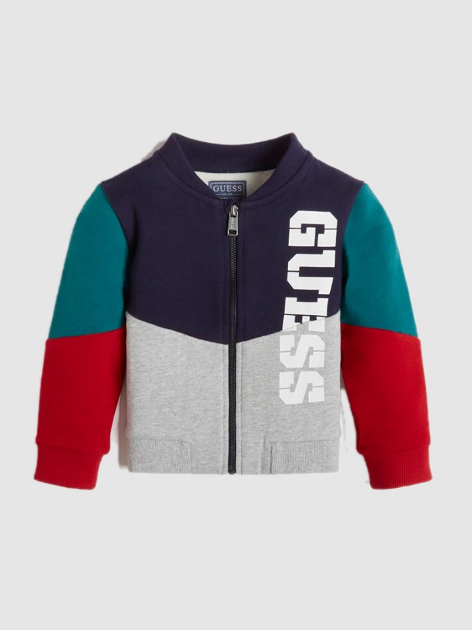 Jacket Boy Navy Blue Guess N1Bq03Kav30 N1BQ03KAV30.38 Mellmak