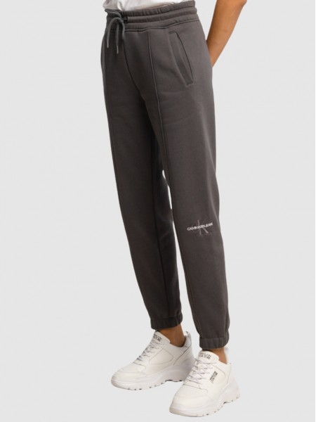 Pants Woman Grey Calvin Klein