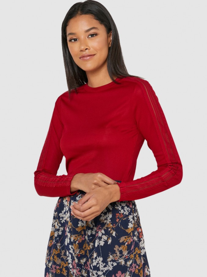 Knitwear Woman Red Only