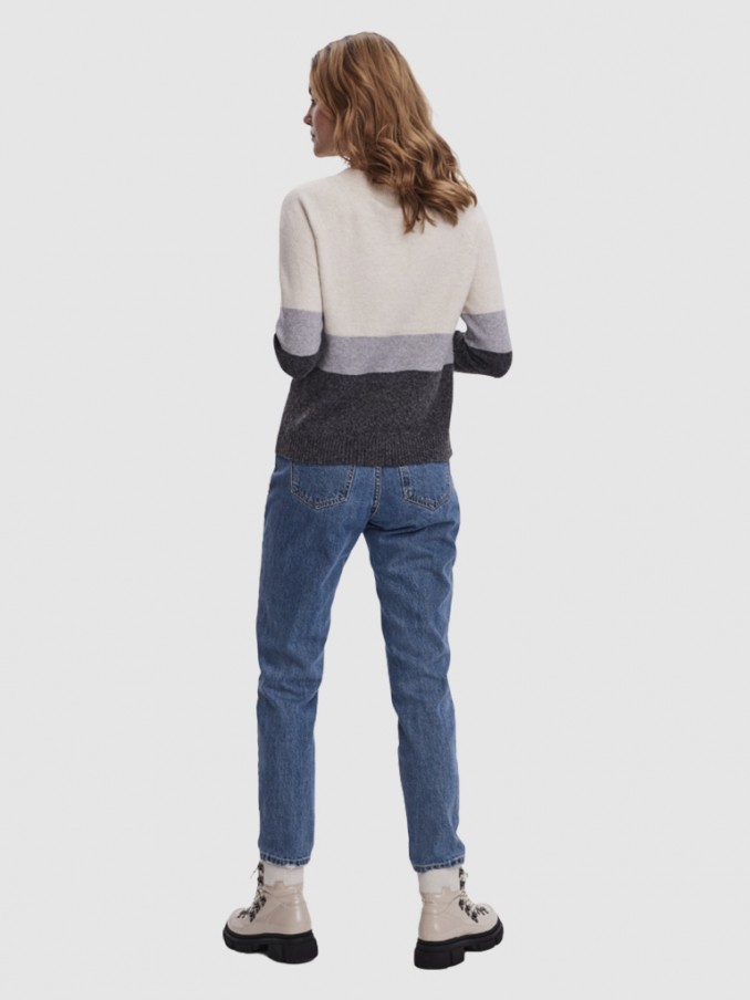 Prendas de Punto Mujer Gris Vero Moda