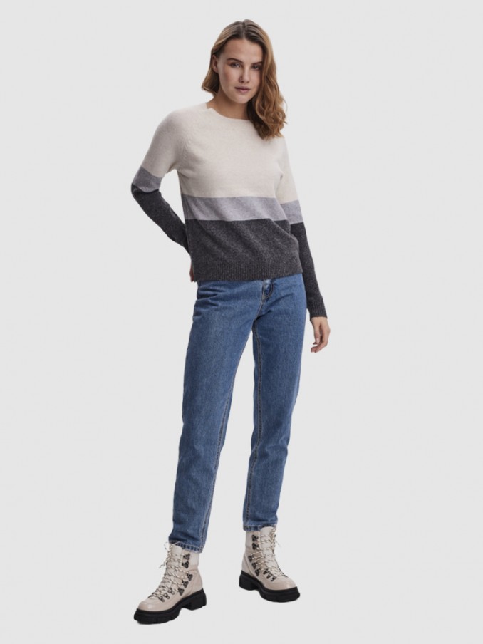 Prendas de Punto Mujer Gris Vero Moda